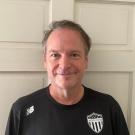 Man in a football jersey